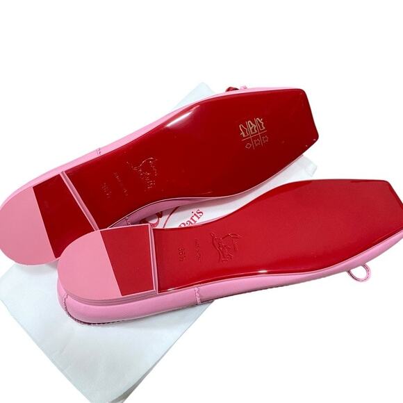 Christian Louboutin Mamadrague Ballerina Ballet Flat Shoes Pink 36.5 - Picture 4 of 5